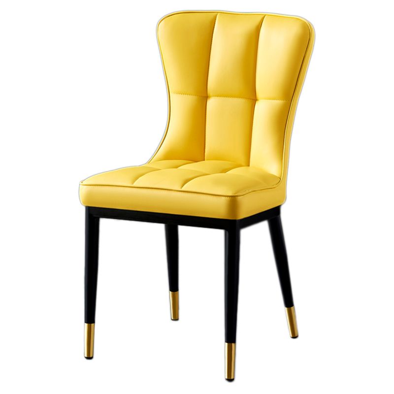 Parsons Dining Room Chair Glam Armless Dining Chairs for Home