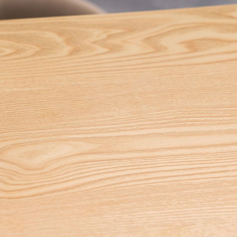 Modern Wood Bistro Bar Table Rectangle Footrest Bar Table for Living Room