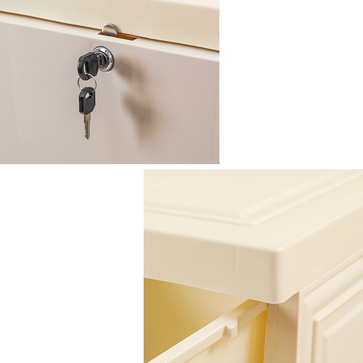 Plastic Vertical Contemporary Kids Nightstand with 5/6 Drawers for Bedroom