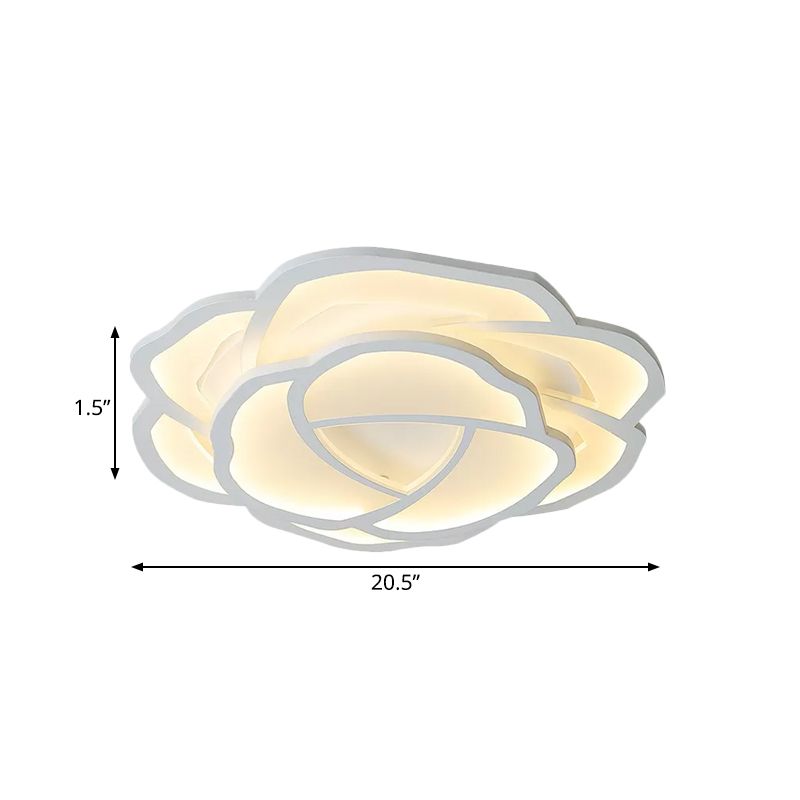 Illuminazione da incasso del supporto a incasso del LED bianco del Minimalismo della luce di colore acrilico Blossom