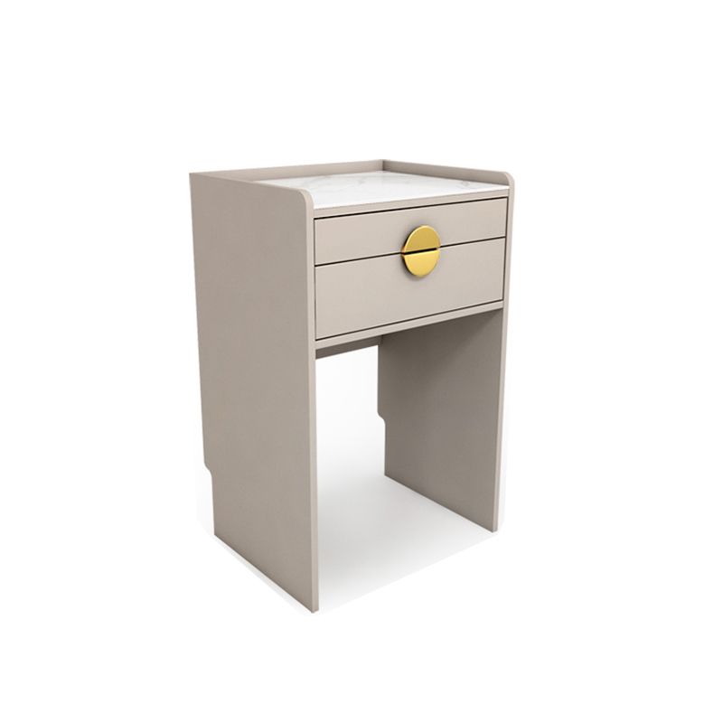 Modern White/Grey Makeup Vanity Desk Table Wood Makeup Counter
