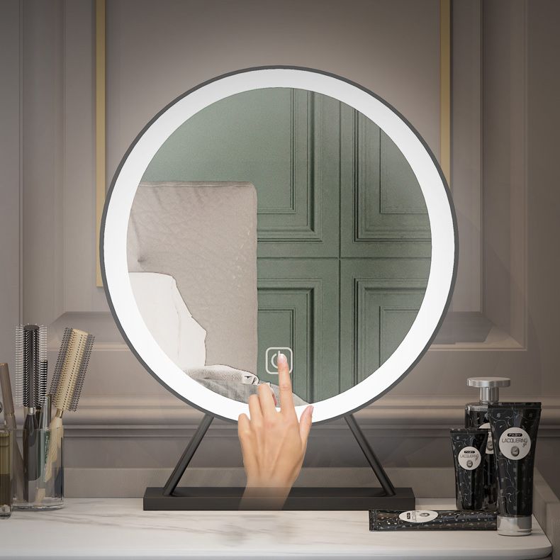 15" Wide Contemporary Make-up Vanity Mirror Dressing Table with Drawer