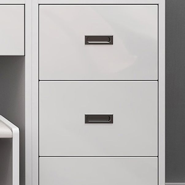 Engineered Wood White Wardrobe Cabinet Modern Wardrobe Closet