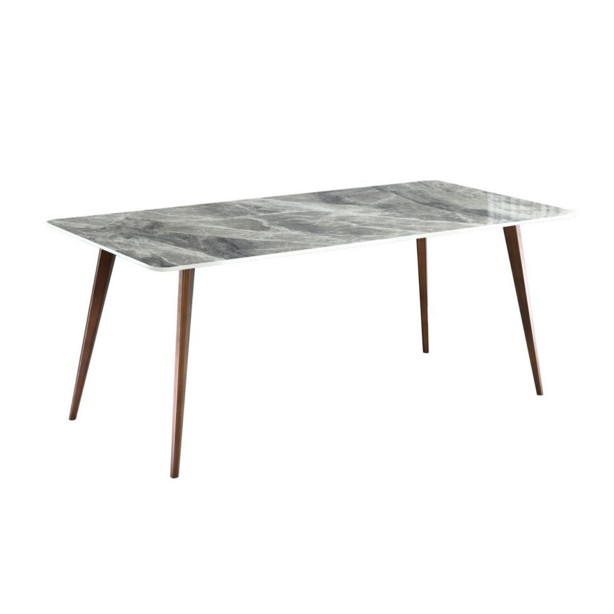 Sintered Stone Dining Table Mid-Century Modern Dining Table with 4 Legs