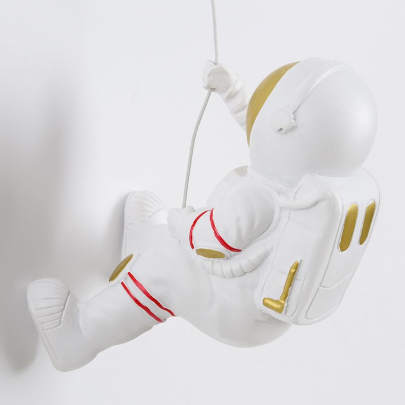 Cartoon Style Iron Wall Light Ball Shape Wall Lamp for Children's Room (Included Doll)