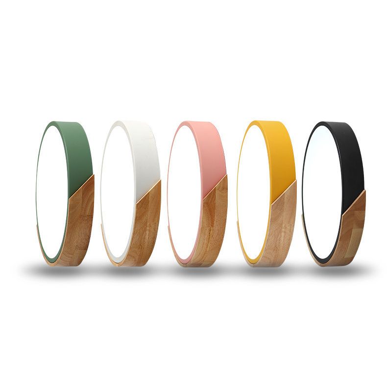 Child Bedroom Flush Mount One-Light Acrylic Metal Nordic LED Ceiling Lamp