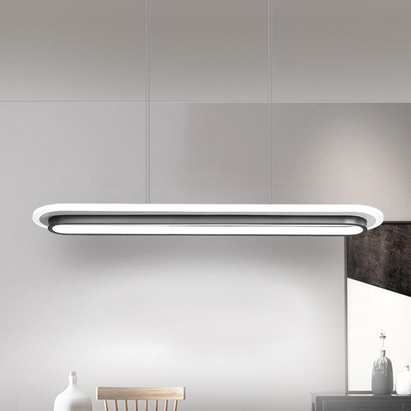 Simplicity Contemporary Island Light Geometric Lighting Fixture for Dining Room