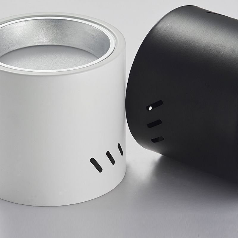LED-cilindrische opbouwdownlight Scandinavische stijl opbouwplafondlamp voor woonkamer
