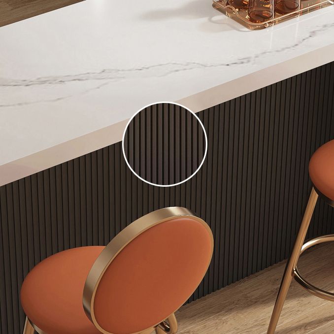 Modern Style Bar Table Stone Rectangle Bar Table for Living Room