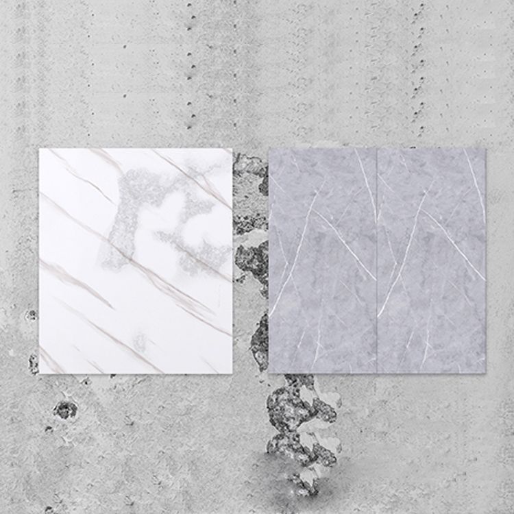 Polygon Peel and Stick Backsplash Tile PVC Peel and Stick Tile for Kitchen and Bathroom