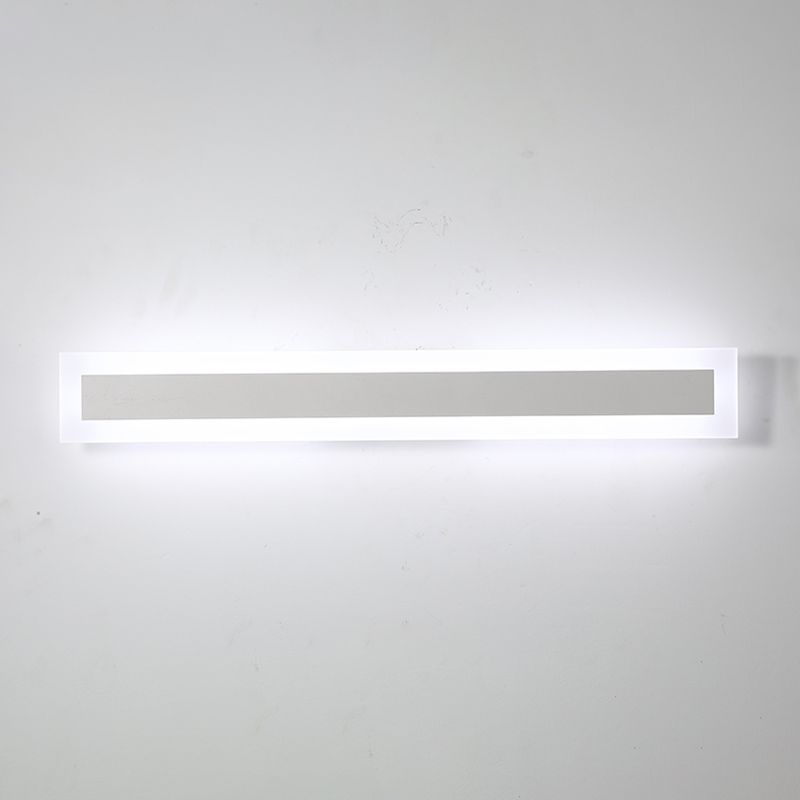 Iluminación de apliques de pared de madera Luz de montaje de pared LED simple para baño