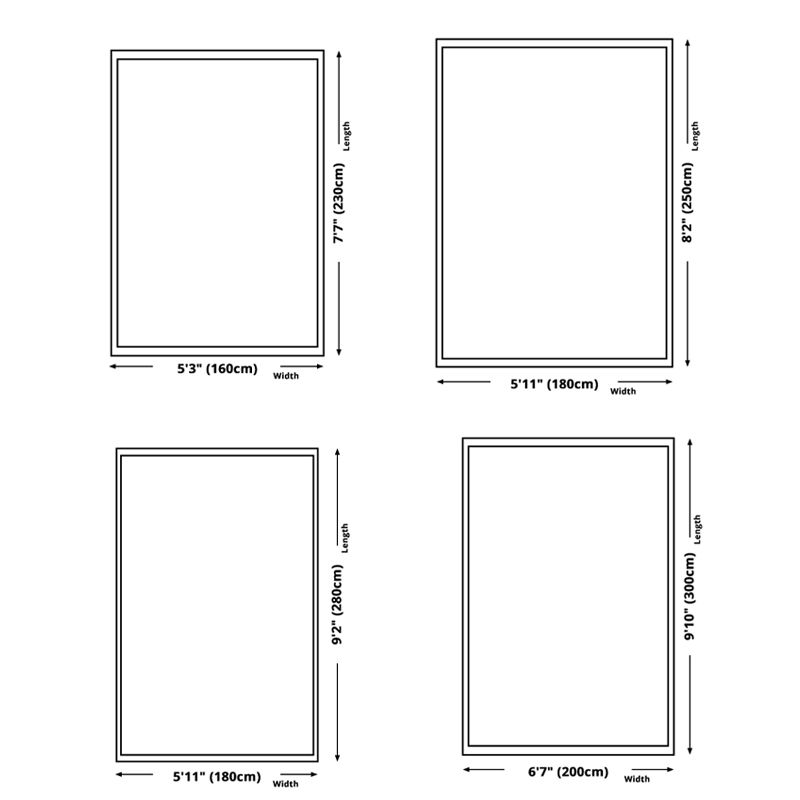 Dark Grey Modern Rug Polyester Graphic Indoor Rug Non-Slip Backing Rug for Living Room