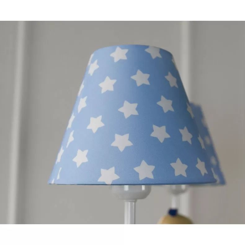 Stip taps toelopende schaduw kroonluchter kinderen metalen hars hangende licht met aap voor eetkamer