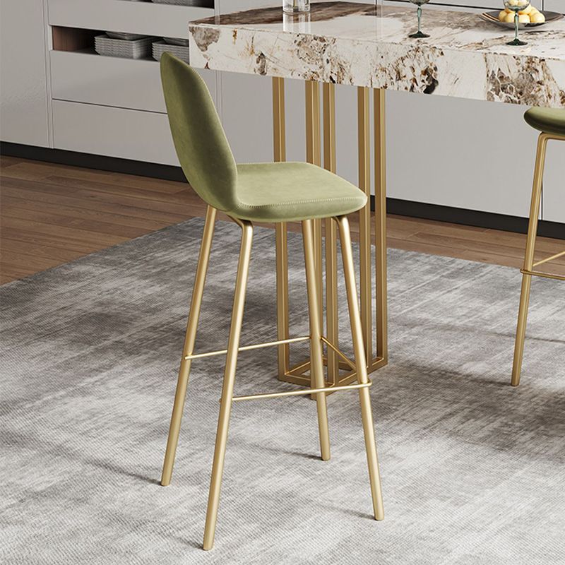 1/2/3 Pieces Glam Rectangle Sintered Stone Counter Table with High Stools