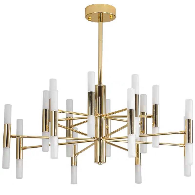 Acryl cilindrische hanger kroonluchter modern-stijl hangende kroonluchter voor woonkamer