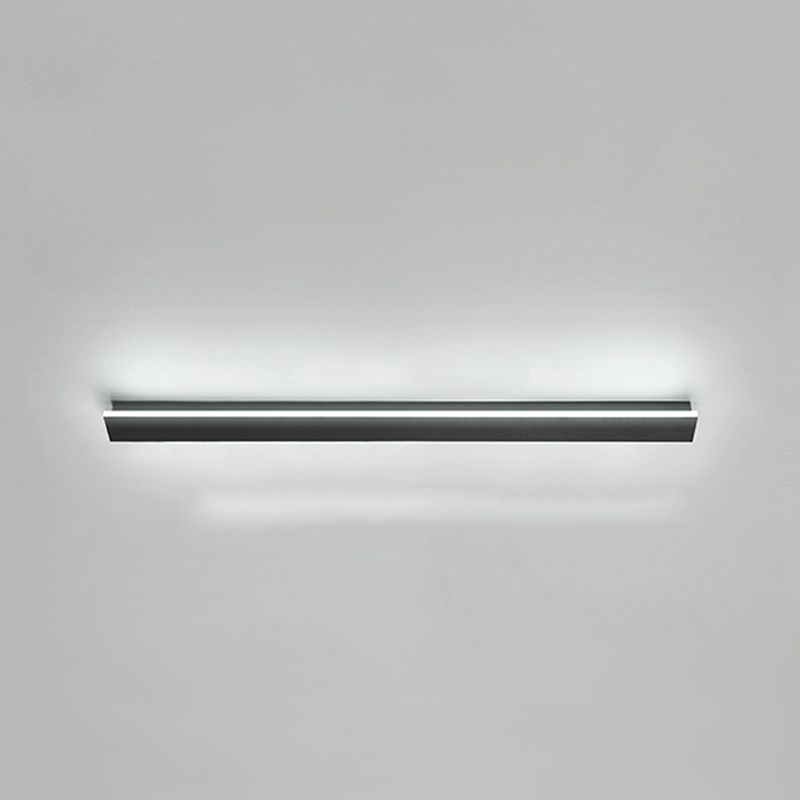 Plafonnier encastré à LED linéaire, luminaires de plafond modernes avec abat-jour en acrylique