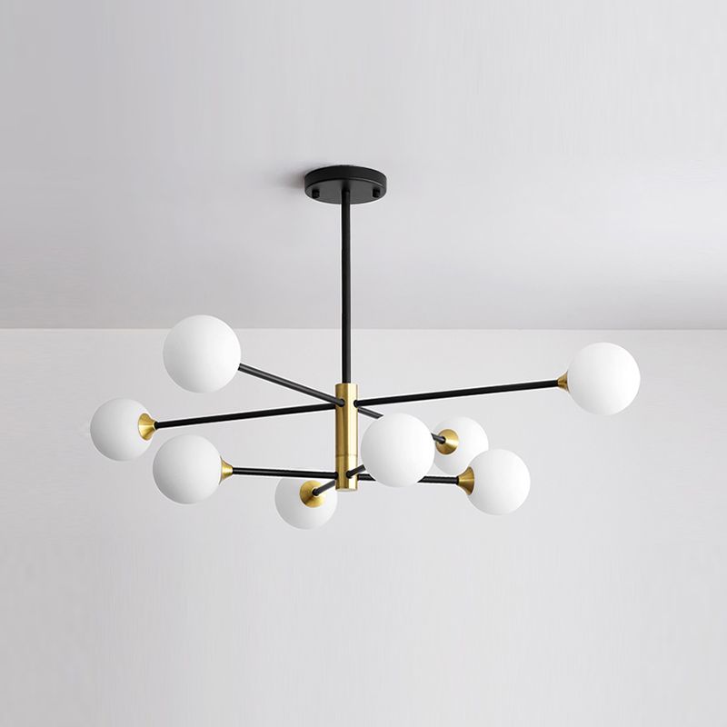 Luminaires de pendentif métallique de forme sphérique