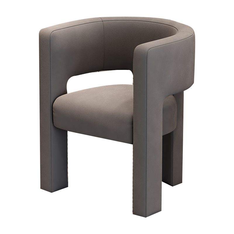 Contemporary Style Chair Dining Chair Open Back Arm Chair for Indoor