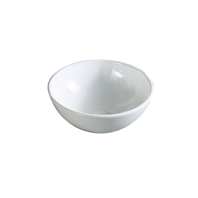 Modern Vessel Bathroom Sink Porcelain with Pop-Up Drain Vessel Sink without Faucet