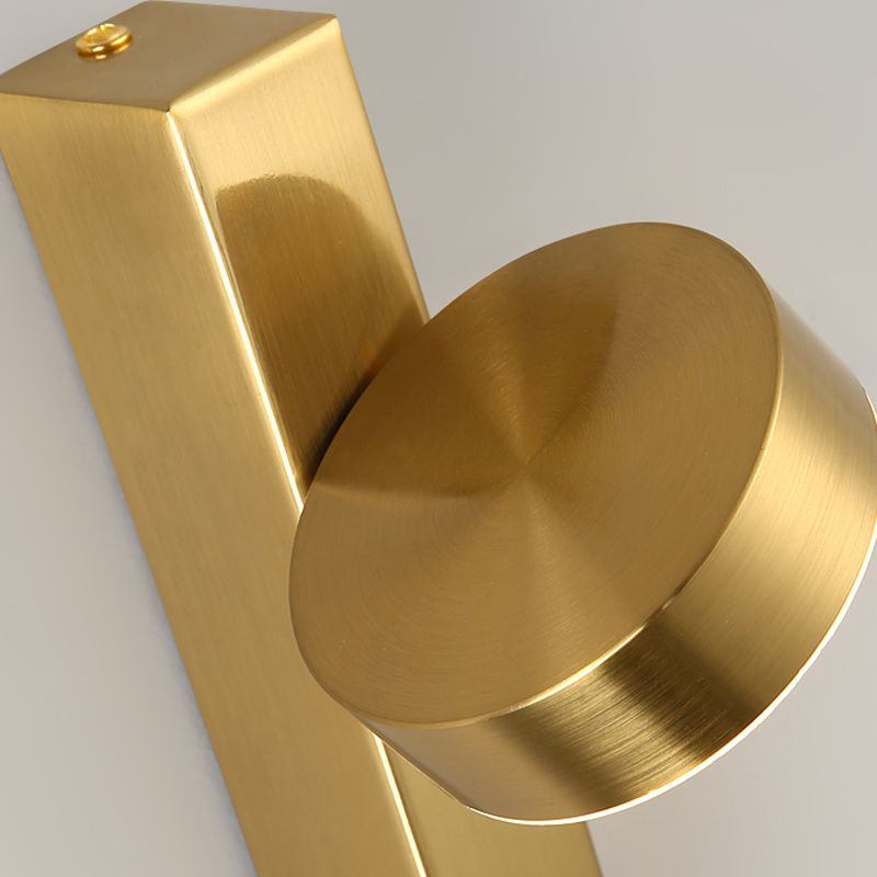 Modern Aluminum Rotatable Wall Light Geometric 8.5" High LED Wall Sconce for Bedroom