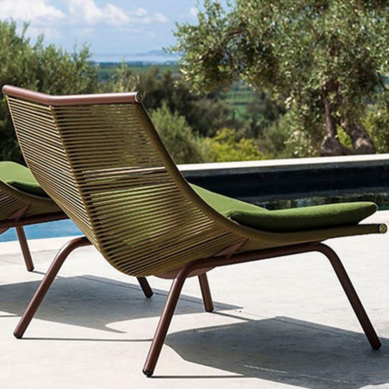 Contemporary Style Rattan Rocking Chair Indoor Rocking Chair for Living Room