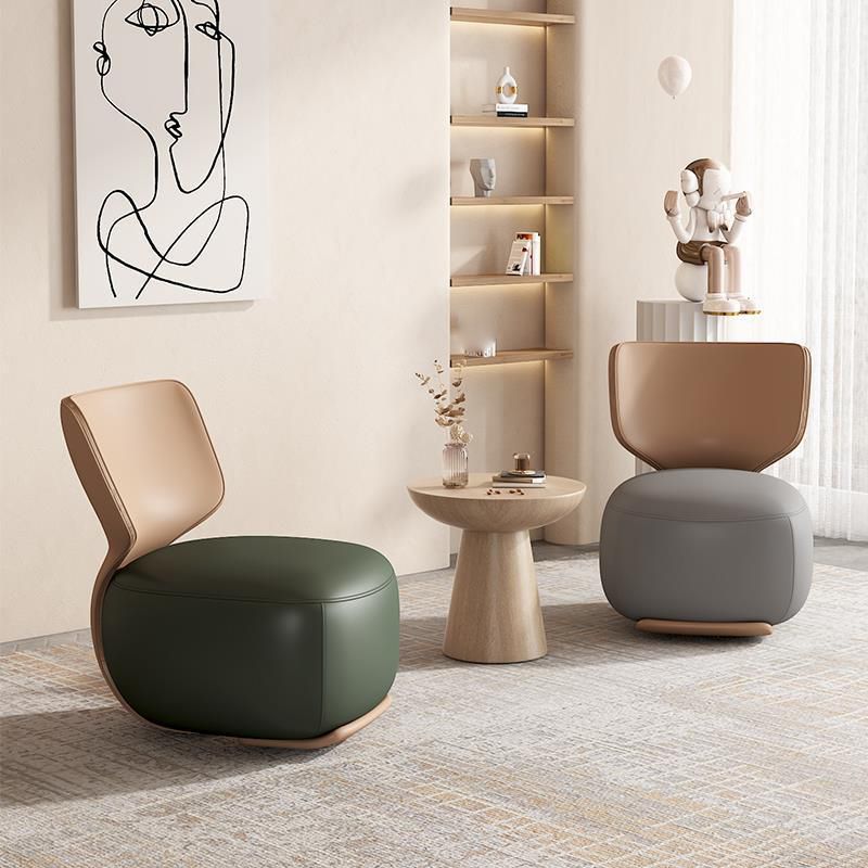 22.83" Wide Parsons Chair Armless Chair with Fixed Back for Living Room