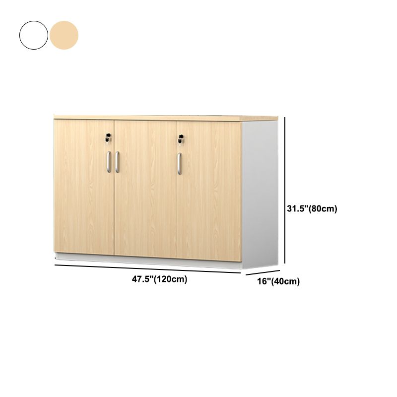 Wood Filing Cabinet Contemporary Cabinet with Storage for Home or Office