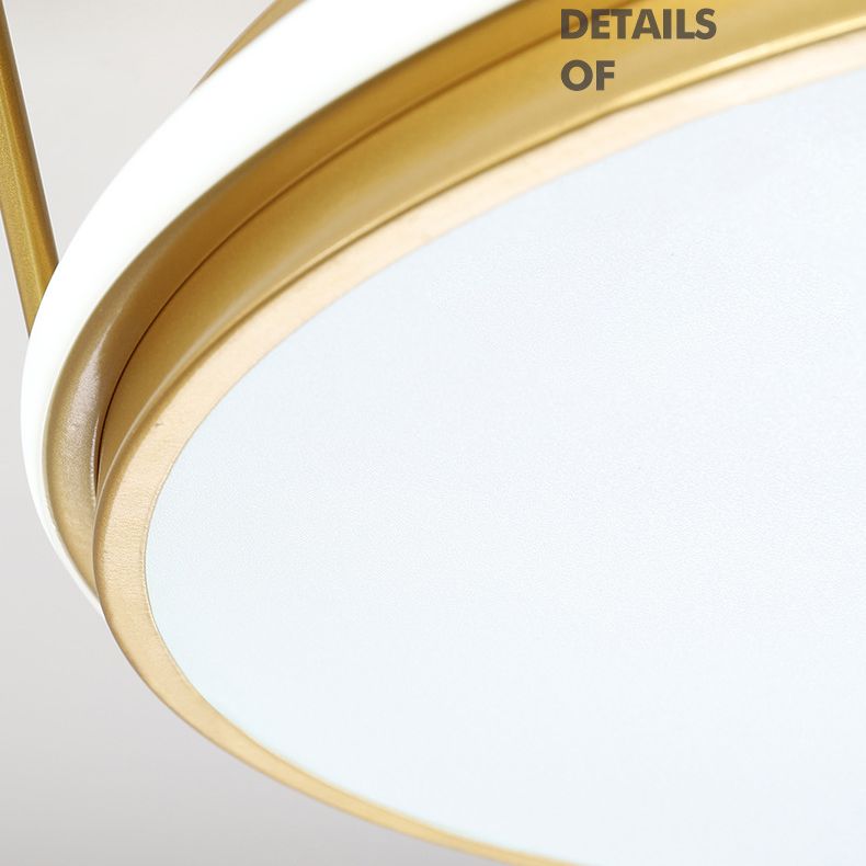 Corona semifulto monte leggero macaron nordico macarfull a soffitto metallico per la camera da letto per bambini