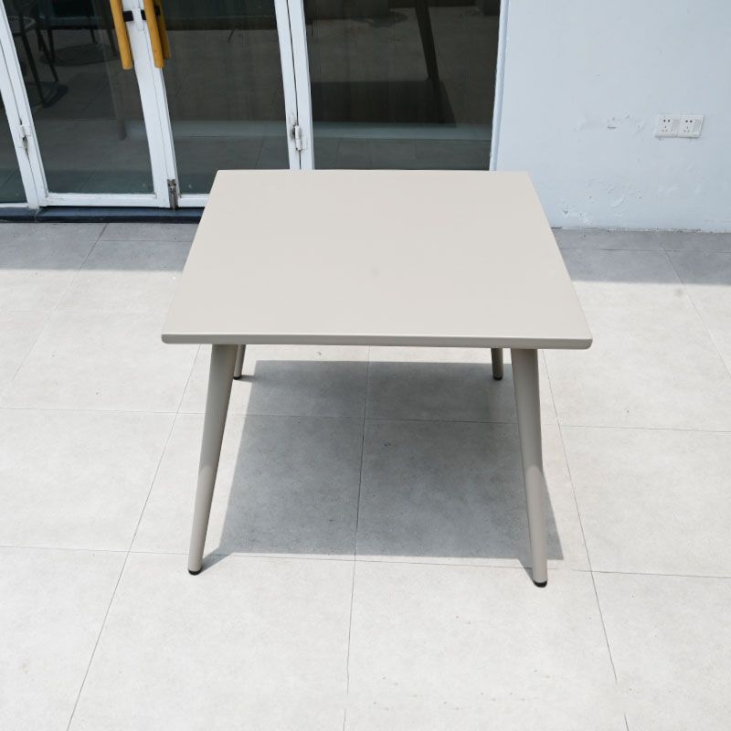 Boho Style Dining Set Grey Metal 1/5/7 Pieces Dining Set with Metal Frame