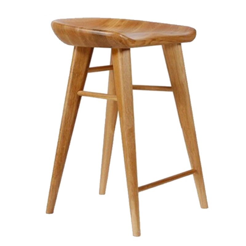 Rectangle Bar Pub Table Set 1/3 Pcs Solid Wood Bar Table and Backless Stools