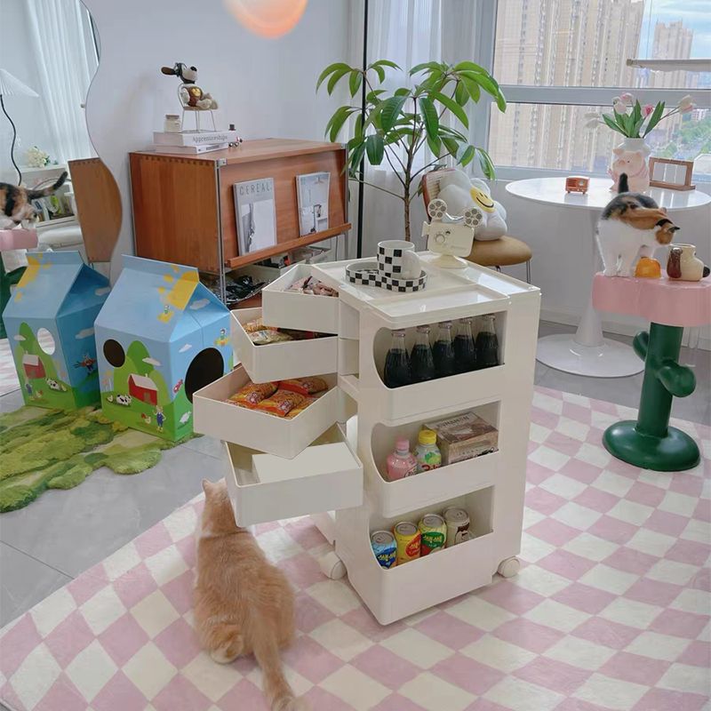 Modern Accent Side Table Square Metal Living Room Corner Table