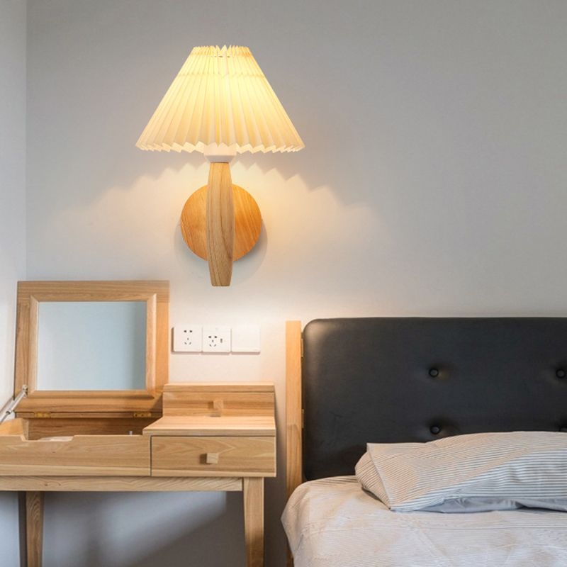 Contemporary Wall Light Wood Lighting with Shaded for Room Restaurant