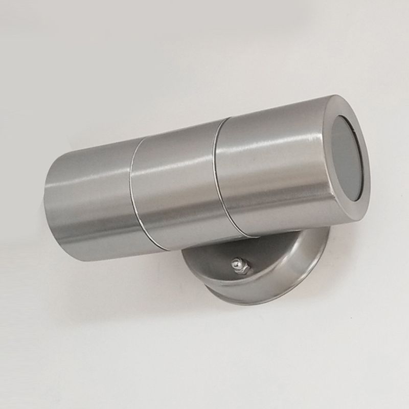 Splicet Moder Cylinder Shade Splique Spliques Apliques de acero inoxidable para el patio para el patio