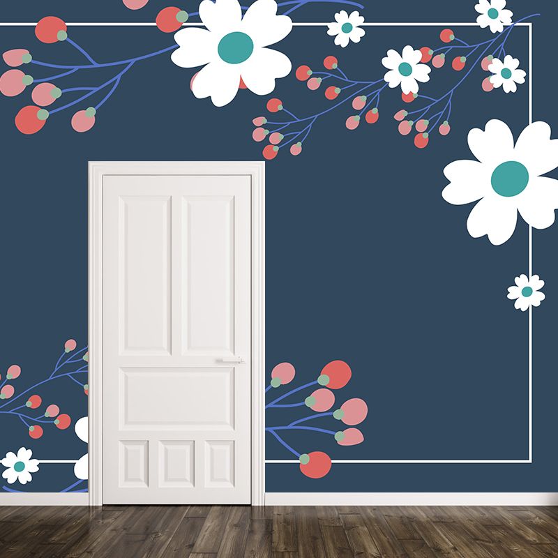 Fancy Mildew Tropical Wall Mural Resistant Wallpaper for Home Decor