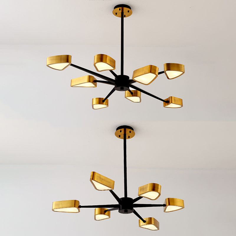 Lampadella in metallo lampadario della sala da pranzo postmoderno