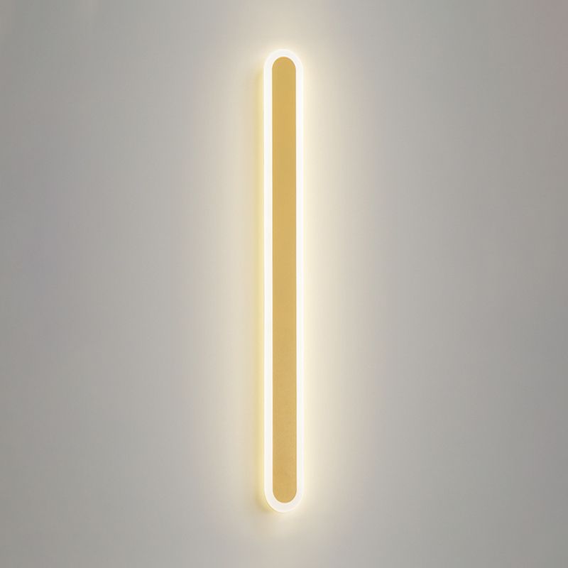 Linearer Schatten Metall Wandleuchter moderner Stil mit einer Lichtwandhalterung Leuchte