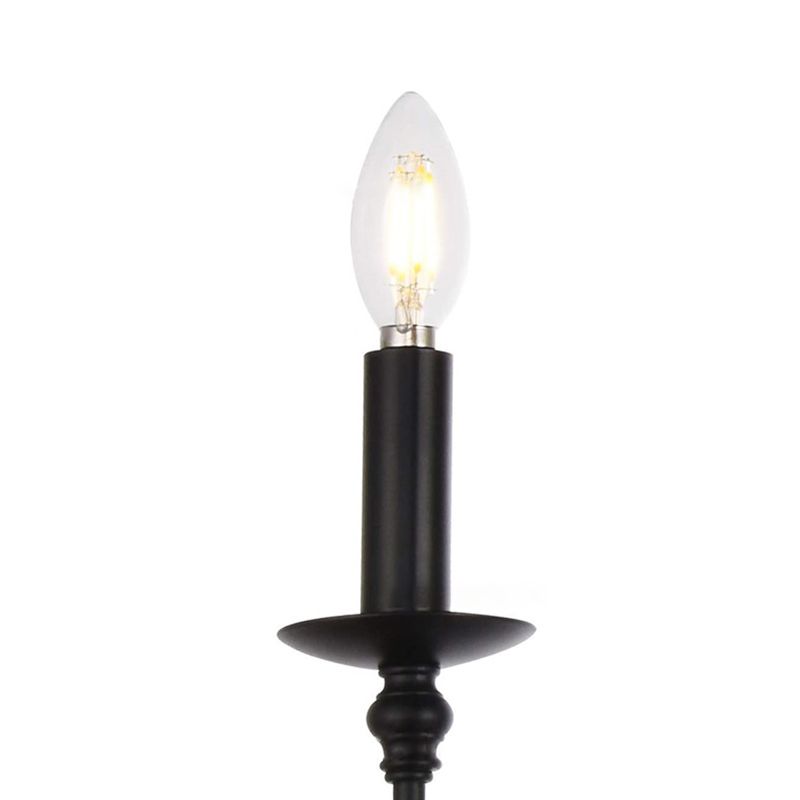 6-Lights Industrial Vintage Chandelier Metal Candlestick Lamp Holder Hanging Lamp for Restaurants Bar
