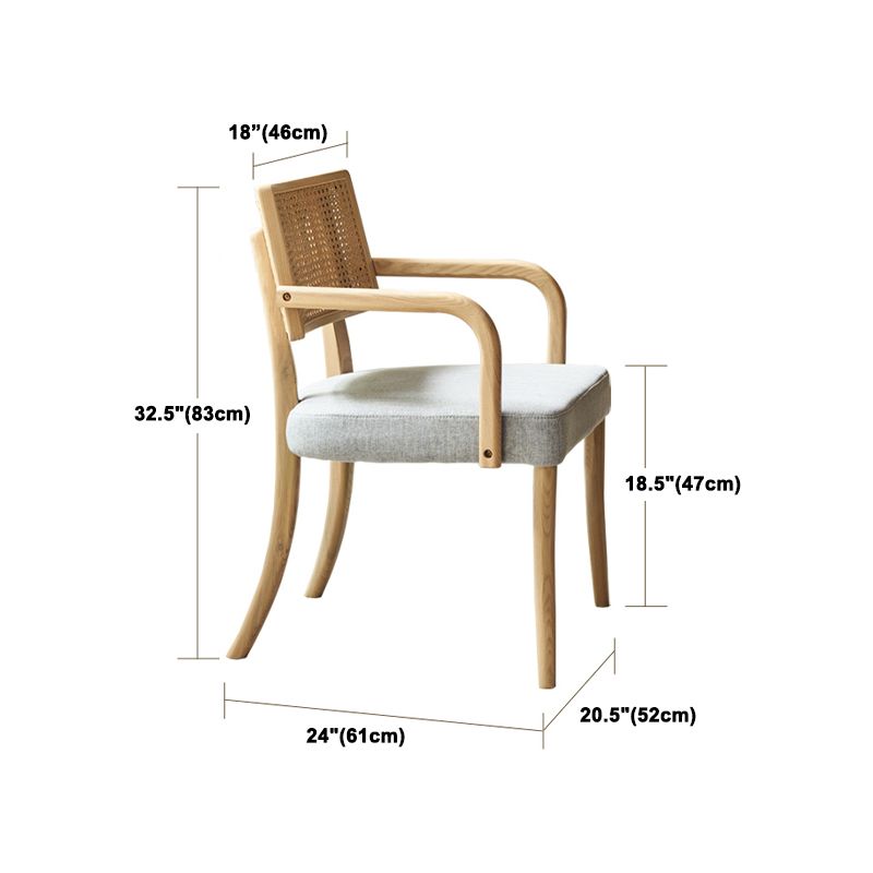 Modern Furniture Set 1/4/7 Pieces Rectangle Table Set with Solid Wood Dining Chairs