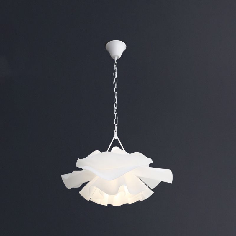 Acrylic Flower Pendant Lighting Minimalist 2-Light Hanging Ceiling Light for Living Room