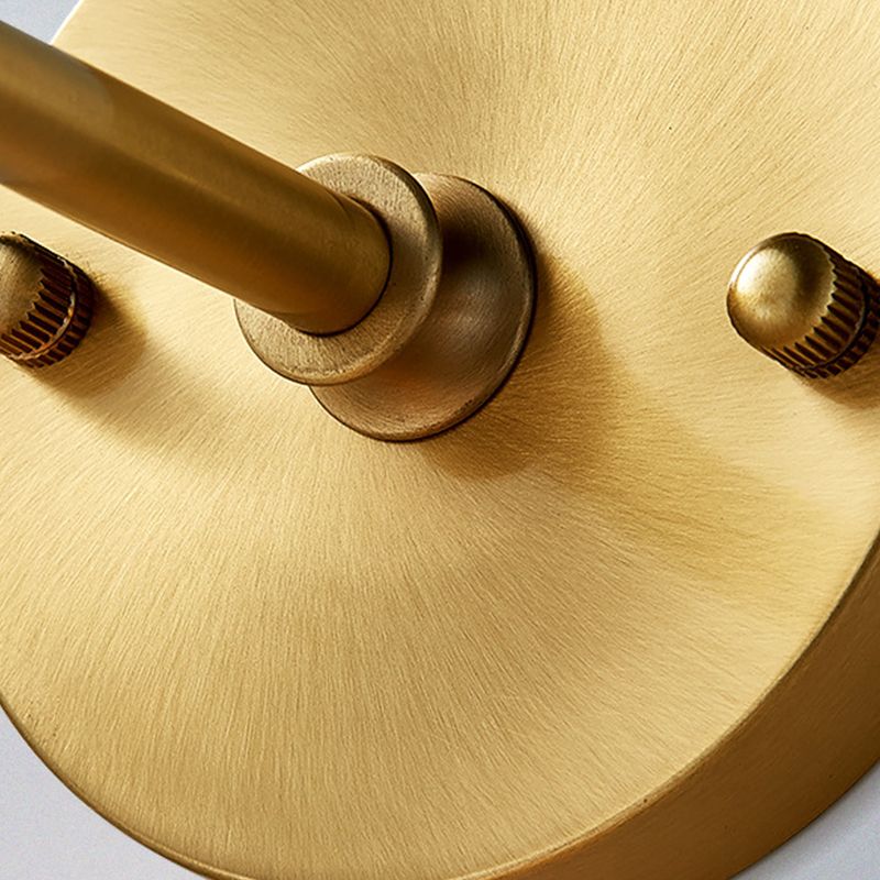 Modern Flower Sconce Glass 1-Light Sconce Light Fixture for Bedroom