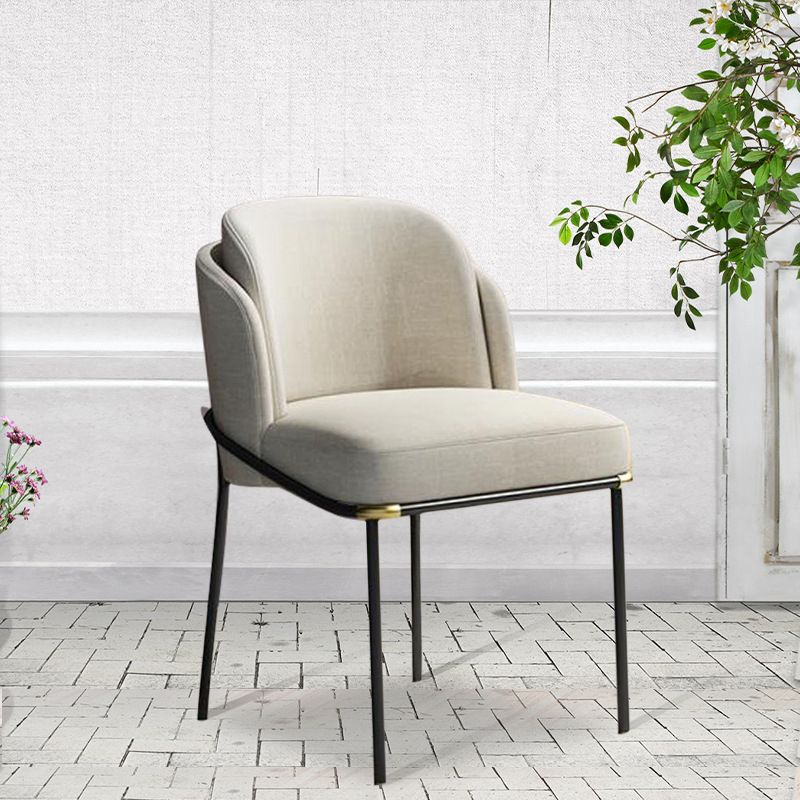 Modern Style Parsons Side Chair Upholstered Indoor Dining Chair