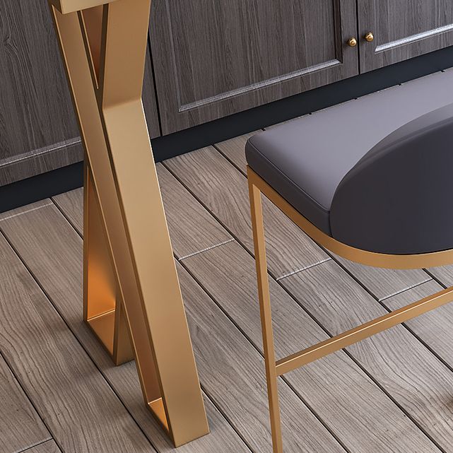 Modern Rectangle Bar Table Set 1/3/5 Pcs White Granite Bar Table Set