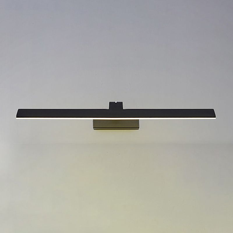 Illuminazione a parete lineare, moderno illuminazione da parete in metallo a LED con ombra acrilica