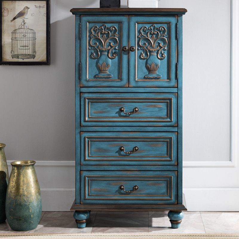 15.6-inch Width Solid Wood Storage Chest Traditional Dresser