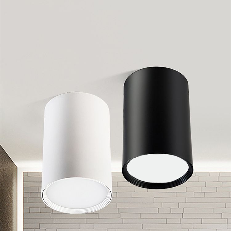 Cylindrische Kleding Shop Flush Light Metaal Minimalistische LED Flush Mount Downlight