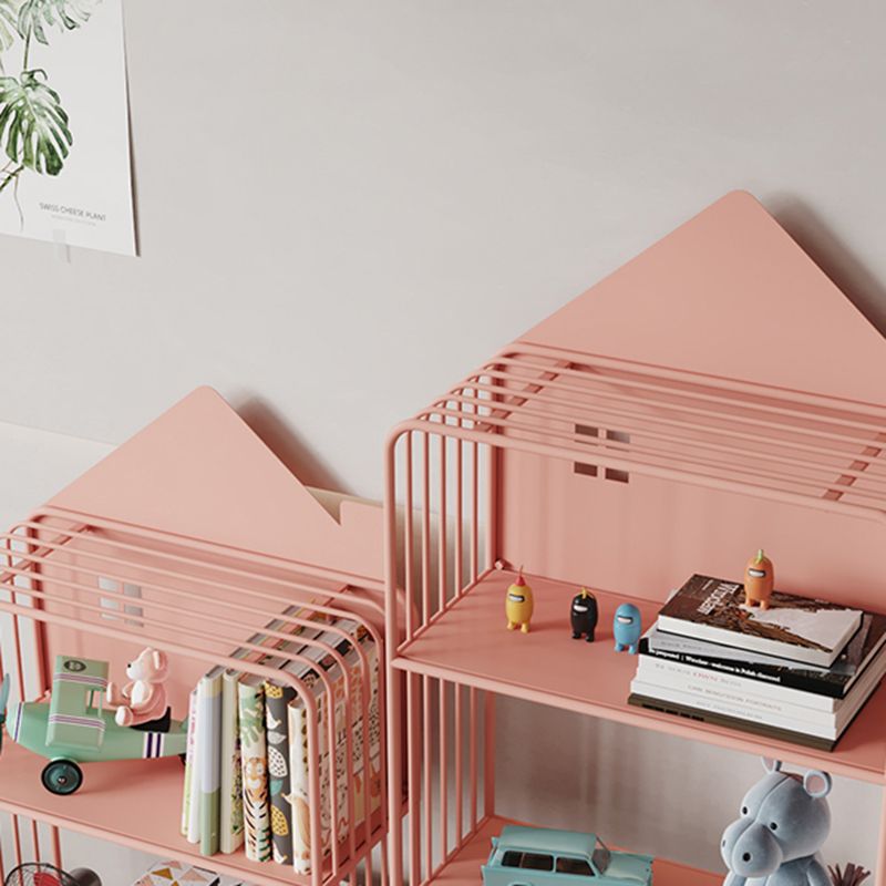 11" Wide Contemporary Shelf Metal Open Shelves Included Bookcase