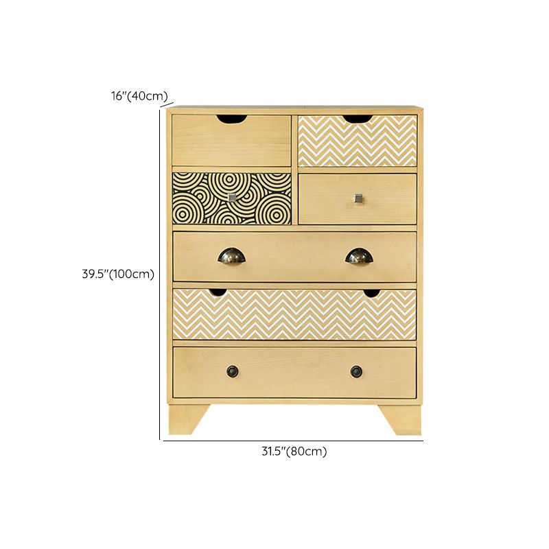 15.6-inch W Solid Wood Storage Chest Glam Storage Chest Dresser