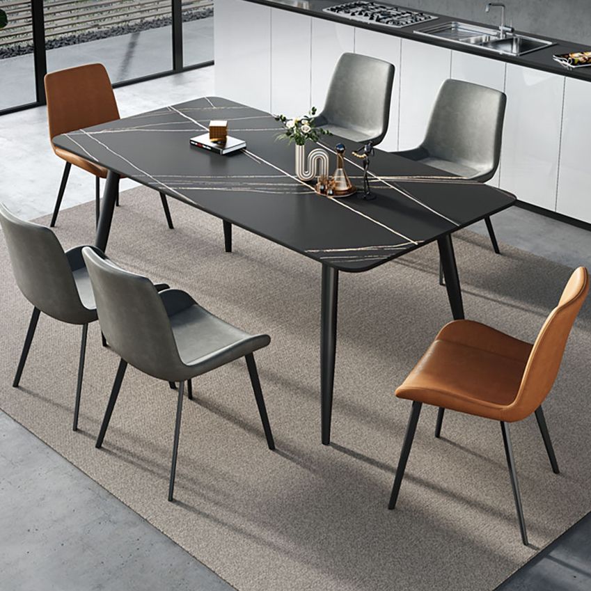 Sintered Stone Home Kitchen Table Industrial Dining Room Table