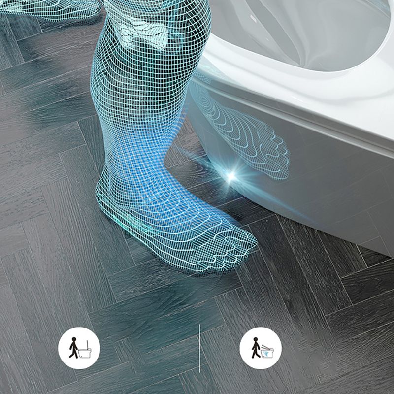 Modern Floor Mounted Toilet Bowl ABS Siphon Jet All-In-One Toilet