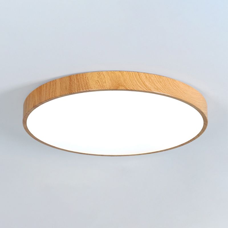 Montaje empotrado LED circular de color de registro en luz de techo de hierro forjado de estilo conciso moderno para sala de estar